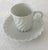 Vintage Haviland Limoges France White Porcelain Demitasse Cup and Saucer Mint Condition. For Sale - Image 10 of 14