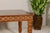 Brown Large Dining Room Table with Carved Apron, Floral Motifs and Turned Legs For Sale - Image 8 of 12