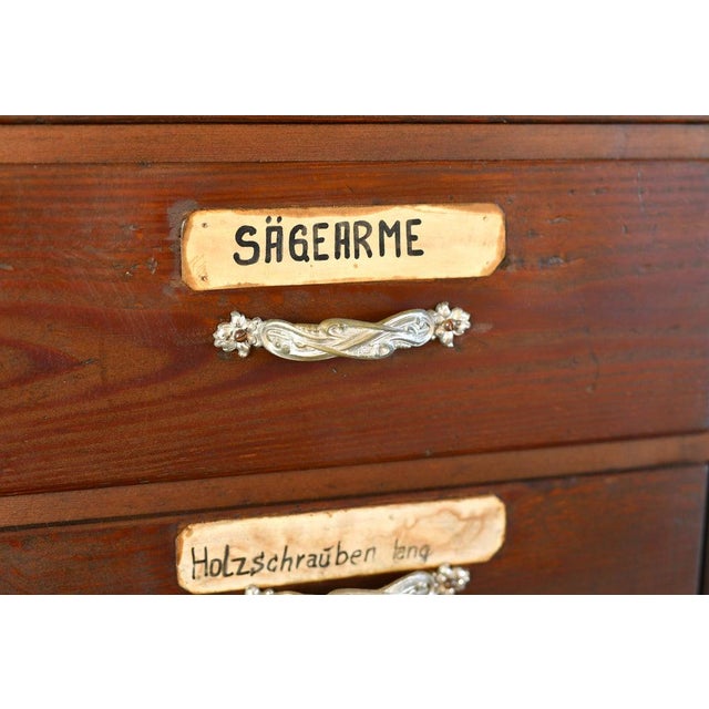 Art Nouveau Ironmongers Drawers, 1890s For Sale - Image 12 of 13