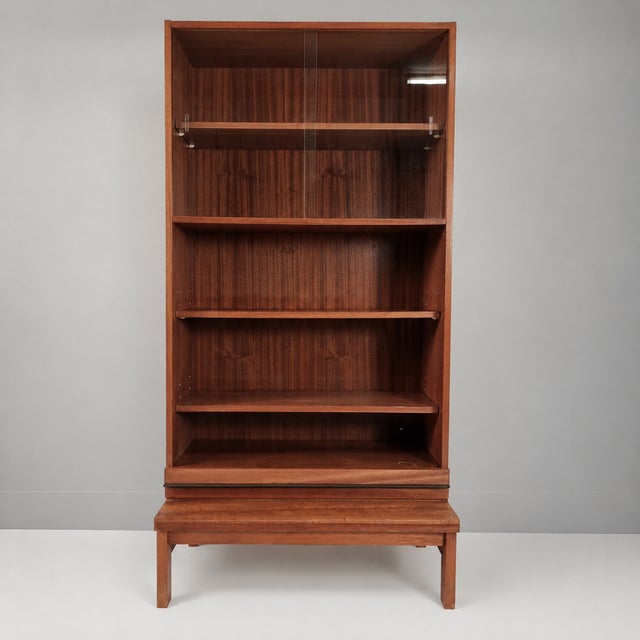 Vintage Bookcase in Beech, 1970s For Sale - Image 10 of 10