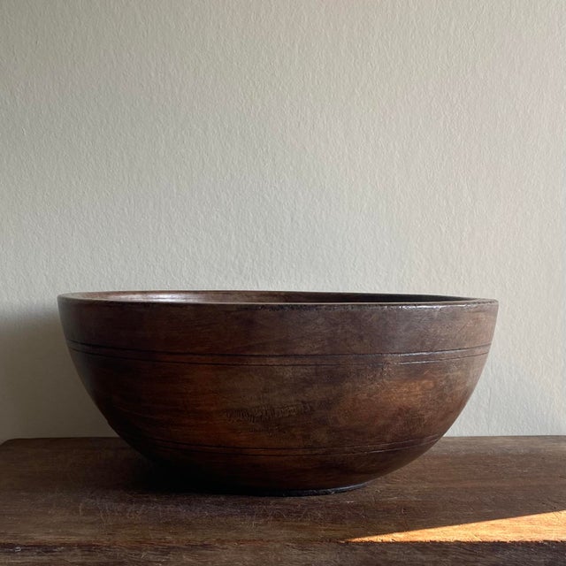 Wooden Salad Bowl, 1960s For Sale - Image 10 of 10