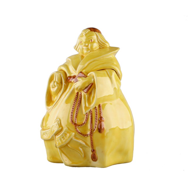 Red Wing USA Vintage Friar Tuck Cookie Jar For Sale - Image 4 of 7