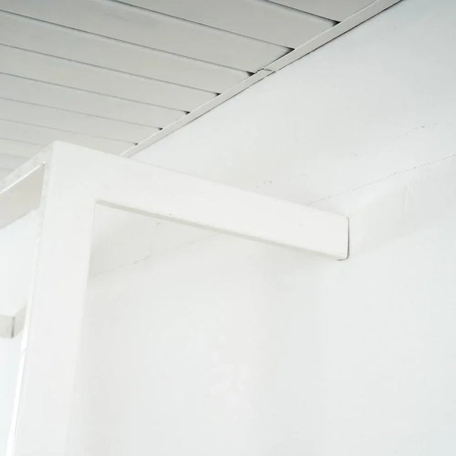 Vintage White Clothes Rack For Sale - Image 9 of 13