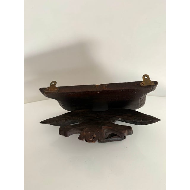Antique Black Forest Eagle Wall Shelf For Sale - Image 9 of 10