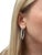 6.00 Carat Diamond Hoop Earrings, 18Kt White Gold, Pair For Sale - Image 4 of 4