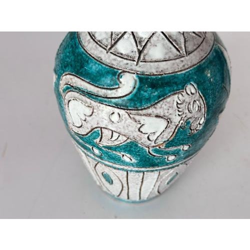 Vase in Enameled Ceramic, Italy, 1970s For Sale - Image 6 of 10