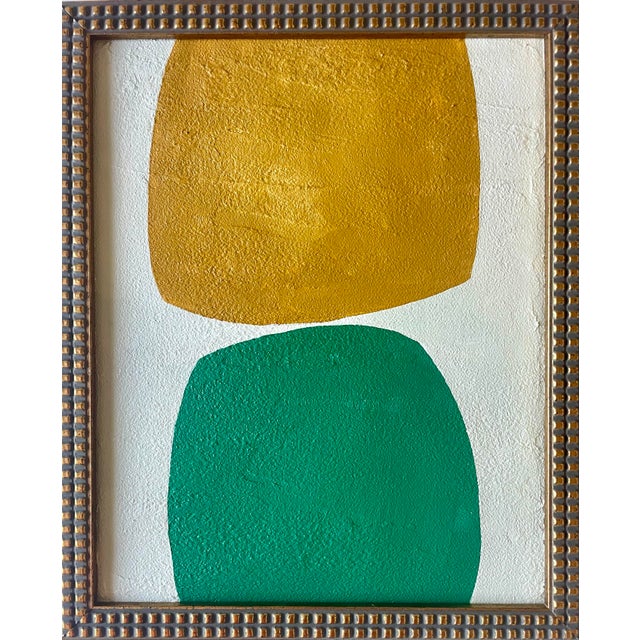 2020s 2025 Contemporary Summer Green Gallery Wall Collection of Paintings on Canvas by Artist r.k. Red - Set of 3 For Sale - Image 5 of 12