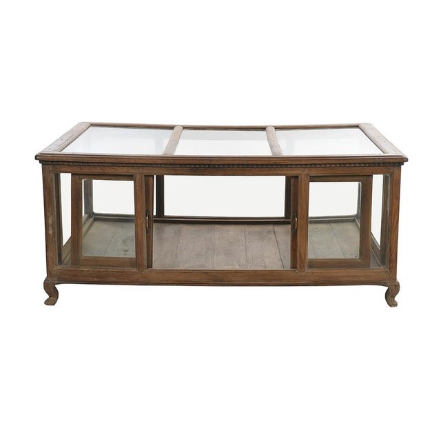 Vintage Teak Display Case For Sale - Image 3 of 6