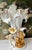 Gorgeous extra large gilt porcelain old Paris spill vase with charming figural scene. Imagine long stems of Calla Lilies,...