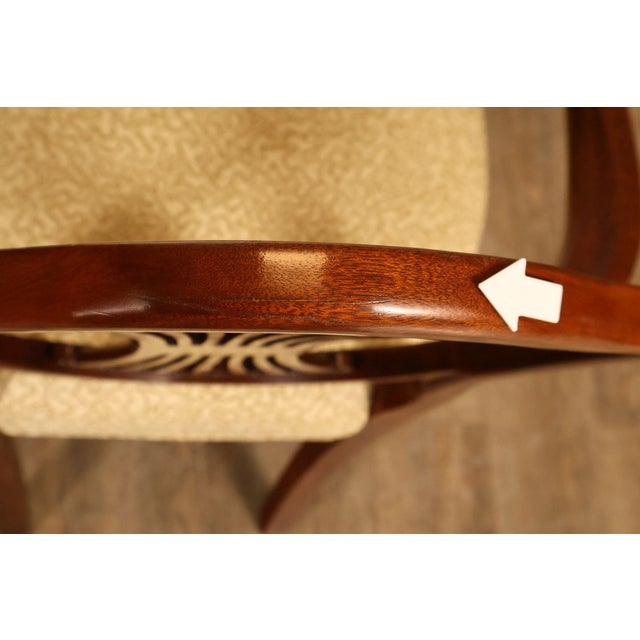 Stickley Hepplewhite Style Set of Eight Mahogany Shield Back Dining Chairs For Sale - Image 15 of 18