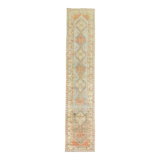 Anique Tribal Persian Serab Runner, 20th Century - 3' x 15'9" For Sale