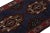 Rug & Kilim Rug & Kilim’s Baluch Tribal Rug in Navy Blue With Chocolate Brown Medallions For Sale - Image 4 of 8