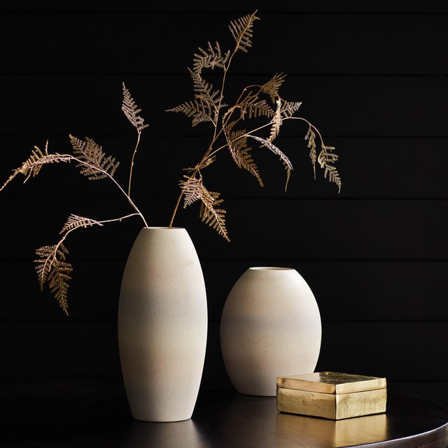 Kenneth Ludwig Chicago Gilded Fern Stems 36" St/4 For Sale - Image 4 of 4