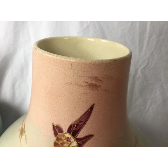 Late 19th Century Thomas Forester Art Phoenix Vases - a Pair For Sale - Image 5 of 10