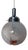 Vintage Murano Glass Globe Pendant Lamp from Mazzega, Italy, 1970s For Sale