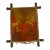 Antique Aesthetic Movement Faux Bamboo Trifold Mirror, Japanned Panels, For Sale