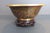 Vintage 1970s Chinese Cloissone Ware brass and enamel decorative floral design bowl in somewhat rare dark green and...