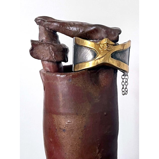 French Art Bronze Bracelet by Line Vautrin For Sale - Image 13 of 14