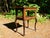 Antique Solid Oak Vitrine Cabinet Serving Bar Tea Cart Trolley For Sale - Image 12 of 18