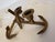 Mid-Century Modern Vintage Brass Anchor Candle Holders-a Pair For Sale - Image 3 of 7