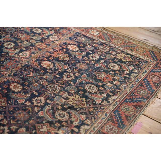 Navy Blue Antique Fine Malayer Rug - 4'5" X 6'8" For Sale - Image 8 of 12
