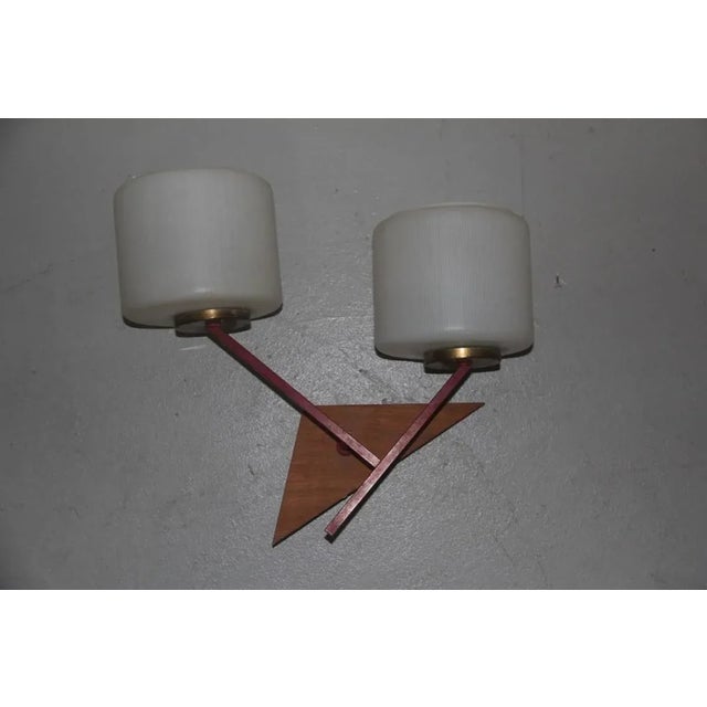 Mid-Century Italian Sconce, 1950s For Sale - Image 6 of 9