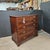 This is a beautiful example of English Mahogany Satin Banded & inlaid 5 Drawer Chest on Bracket Feet. The brass handles...