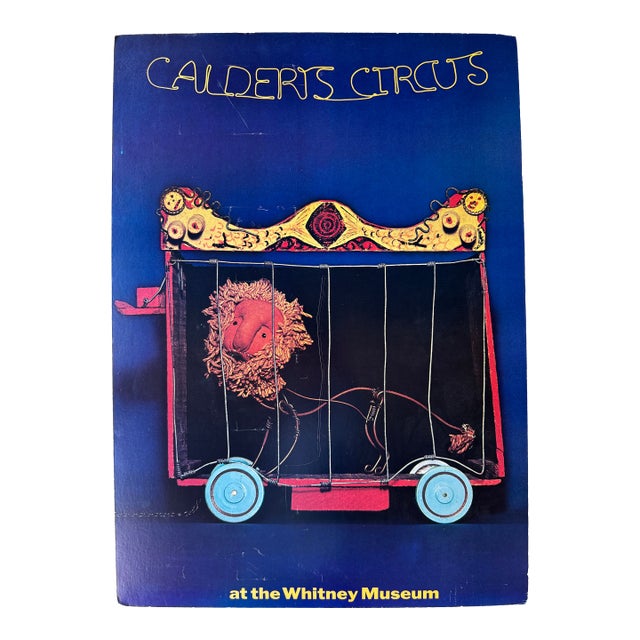 1970s Alexander Calder Circus Print Whitney Museum For Sale