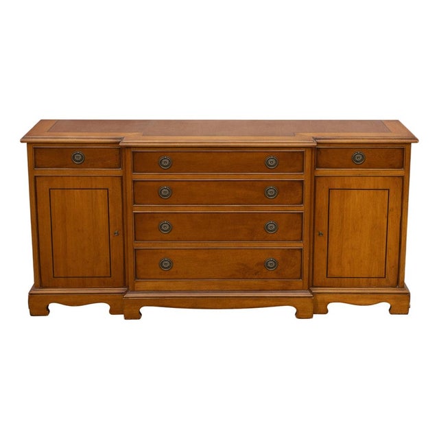 Small English Empire Style Sideboard, 1950s For Sale - Image 9 of 9