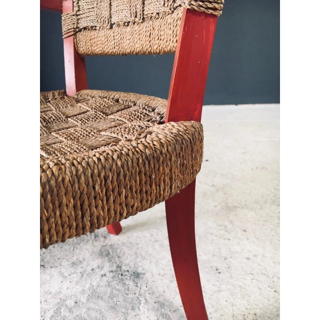 Vintage Mediterranean Rope Armchair, France, 1930s For Sale - Image 12 of 18