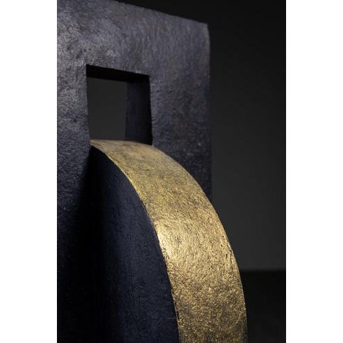 Abstract Sculpture by Cor Dam Cor Dam (1935-2019) period: 1975-1990 origin: The Netherlands dimensions (cm): h52 x w25 x...
