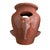 Vintage Terracotta Elephant Motif Strawberry Planter Pots, A Pair For Sale In Chicago - Image 6 of 11