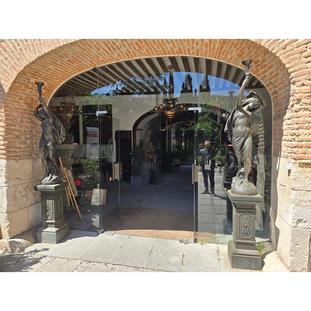 Large Figurative Sculpture, Early 20th Century, Bronze For Sale - Image 17 of 18