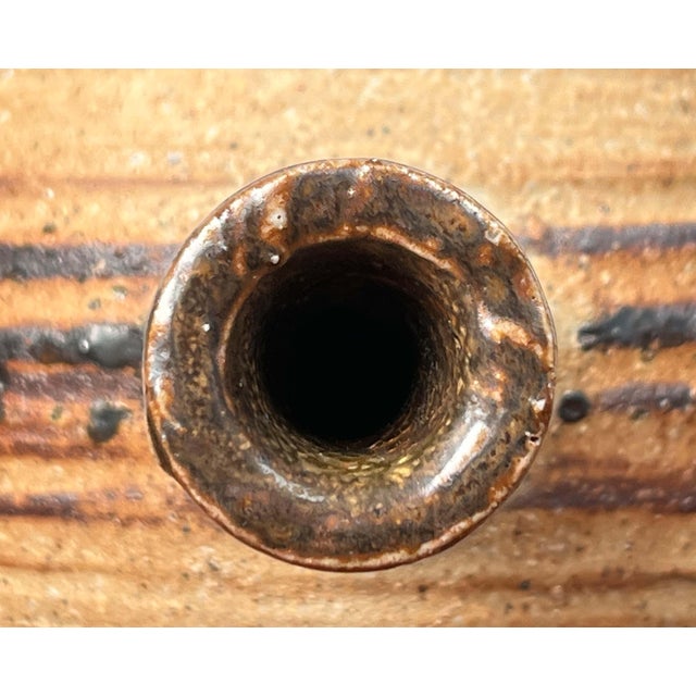 Mid-Century Modern Danish Studio Pottery Bowl with Handle and Lid by Tue Poulsen for Tue Keramik, 1960s For Sale - Image 6 of 18