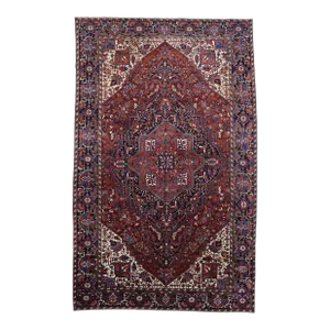1940s Persian Heriz Area Rug 11'4" X 18'3"