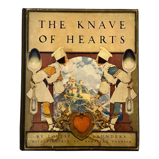 The Knave of Hearts, 1925, Scribner’s, 1st Folio Edition, Illus. By Maxwell Parrish Book For Sale
