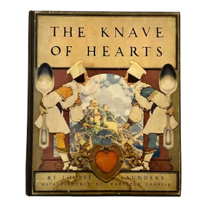 The Knave of Hearts, 1925, Scribner’s, 1st Folio Edition, Illus. By Maxwell Parrish Book