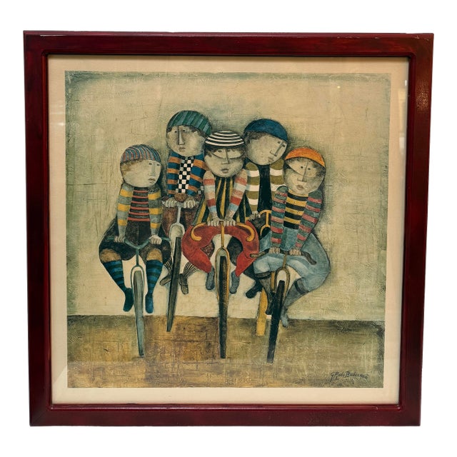 Graciela Rodo Boulanger "Tour De France" Signed Print, Framed For Sale