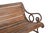 This Vintage Anglo-Indian Painted Teakwood and Cast-Iron Garden Bench is a timeless outdoor classic, featuring gracefully...