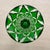 Mid 20th Century Vintage 1960s West German Cut-to-Clear Emerald Crystal Vase - 3.25 LBS For Sale - Image 5 of 12