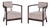Czech Art Deco Beech Armchairs by H. Kučerová-Záveská, 1980s, Set of 2 For Sale