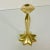 1940s Art Deco Hollywood Regency Starburst Brass Candlestick Holder. For Sale - Image 11 of 11