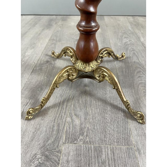 Coat Rack in Twisted Wood and Gilt Bronze, 20th Century For Sale - Image 6 of 9