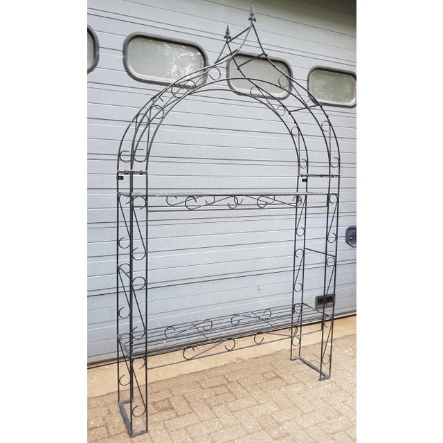 Antique French Wrought Iron Etagere Rack for Pots and Plants, in Very Good conditions. Designed from 2000