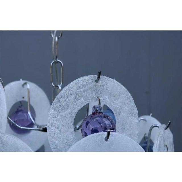 Pop Art Style Murano Glass Ceiling Lamp, 1970s For Sale - Image 9 of 11