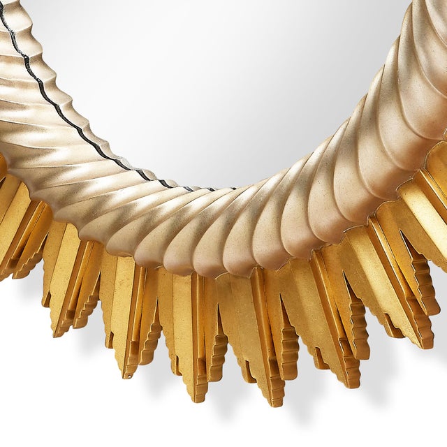 Transitional Bunny Williams Home Aurora Mirror For Sale - Image 3 of 4