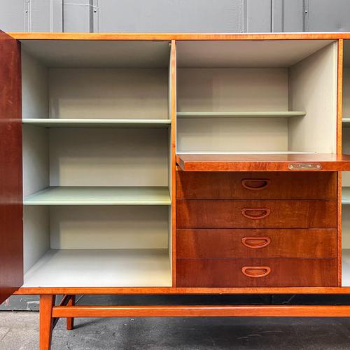 Mid-Century Mahogany Highboard, 1960s For Sale - Image 12 of 18