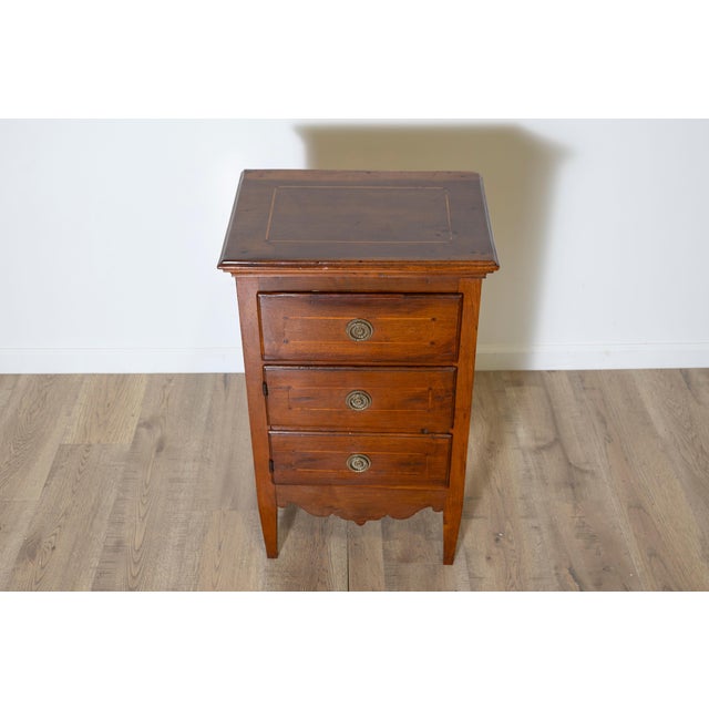 French 18th Century Italian Bedside Table Circa 1790 For Sale - Image 3 of 8