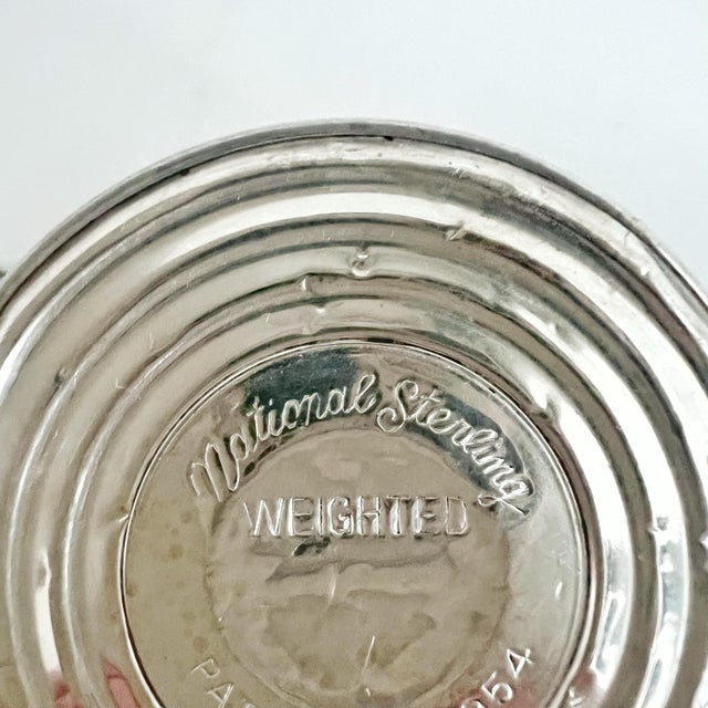 Vintage Sterling Silver Salt and Pepper Shakers Set 2 Piece For Sale In Miami - Image 6 of 6