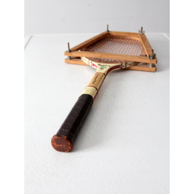 Mid 20th Century Mid-Century Regent Deluxe Regency Tennis Racket For Sale - Image 5 of 11